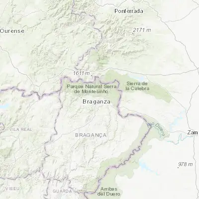 Map showing location of Bragança (41.805820, -6.757190)