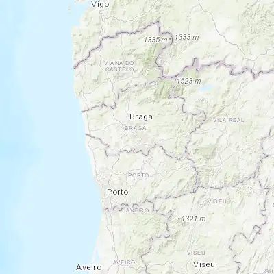 Map showing location of Brito (41.458210, -8.361030)
