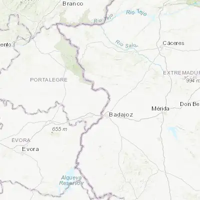 Map showing location of Campo Maior (39.017740, -7.064970)