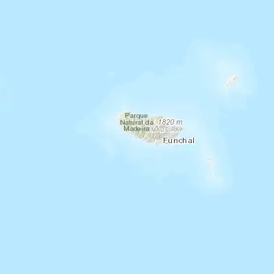 Map showing location of Canhas (32.694650, -17.098670)