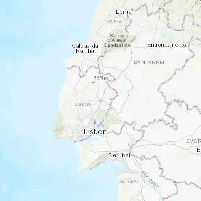 Map showing location of Carregado (39.023620, -8.976920)
