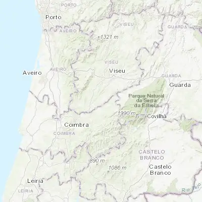 Map showing location of Carregal do Sal (40.433330, -8.000000)