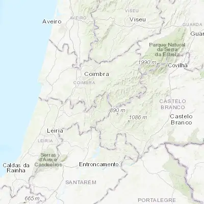 Map showing location of Castanheira de Pêra (40.007170, -8.210480)