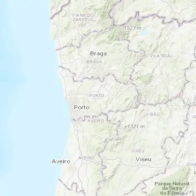 Map showing location of Castelões de Cepeda (41.202650, -8.335160)