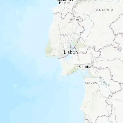 Map showing location of Charneca de Caparica (38.620320, -9.194260)