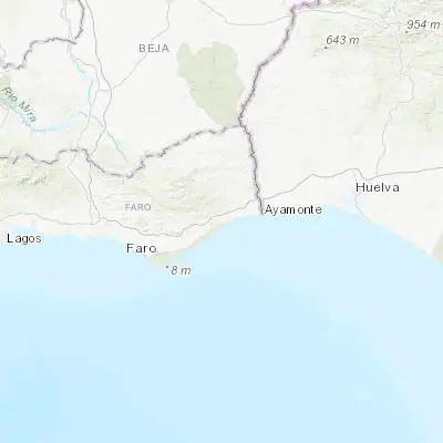 Map showing location of Conceição (37.147890, -7.604260)