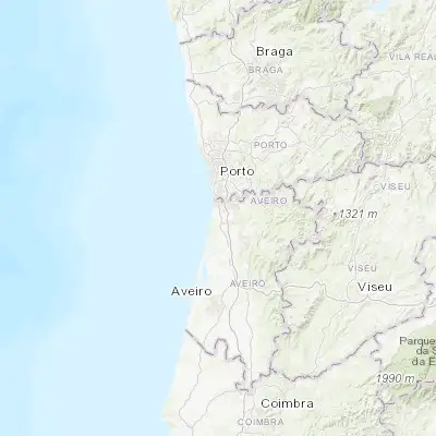 Map showing location of Cortegaça (40.948830, -8.621300)