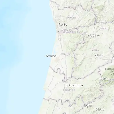 Map showing location of Esgueira (40.648990, -8.629430)