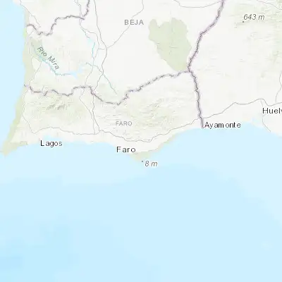Map showing location of Estói (37.095030, -7.894450)