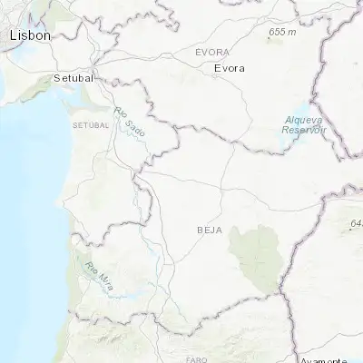 Map showing location of Ferreira do Alentejo (38.059720, -8.114080)