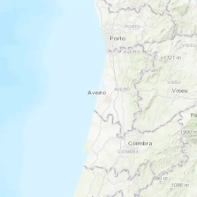 Map showing location of Gafanha da Encarnação (40.618060, -8.733030)