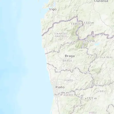Map showing location of Galegos (41.562680, -8.572040)
