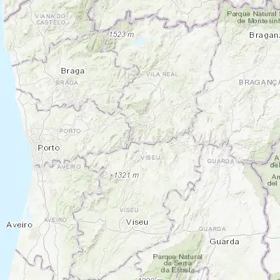 Map showing location of Godim (41.171040, -7.803030)