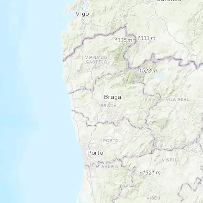 Map showing location of Gondizalves (41.541580, -8.455700)