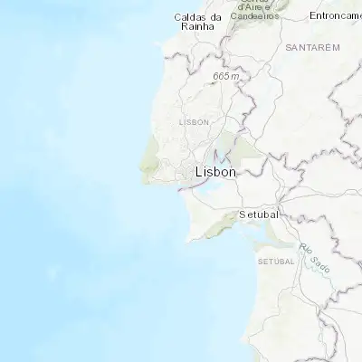Map showing location of Linda-a-Velha (38.714460, -9.242200)