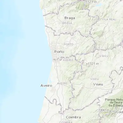 Map showing location of Lobão (40.986640, -8.485660)