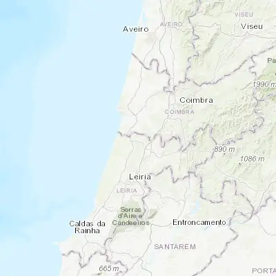 Map showing location of Louriçal (40.003900, -8.737360)