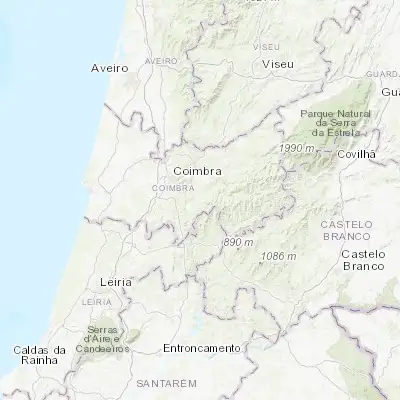 Map showing location of Lousã (40.116730, -8.249210)