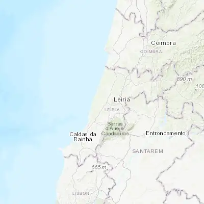 Map showing location of Marinha Grande (39.747690, -8.932280)