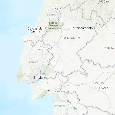 Map showing location of Marinhais (39.047300, -8.702360)