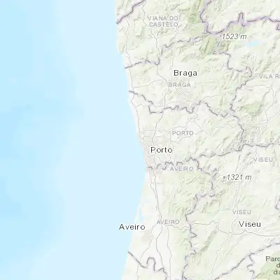 Map showing location of Matosinhos (41.182070, -8.689080)