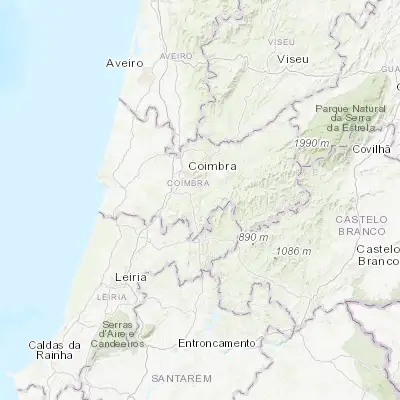 Map showing location of Miranda do Corvo (40.093180, -8.332610)