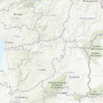 Map showing location of Moimenta da Beira (40.983830, -7.617650)