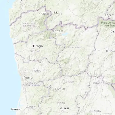 Map showing location of Mondim de Basto (41.411570, -7.954410)