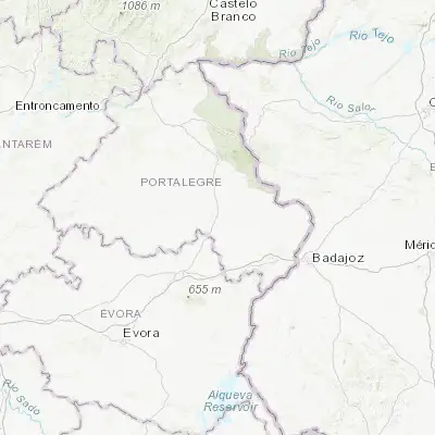 Map showing location of Monforte (39.053180, -7.436890)