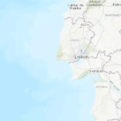 Map showing location of Monte Estoril (38.706360, -9.405950)
