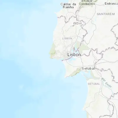 Map showing location of Oeiras (38.691050, -9.310850)