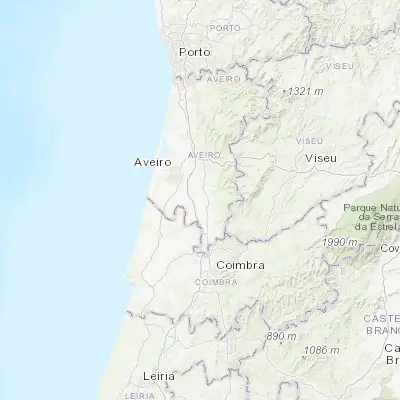 Map showing location of Oliveira do Bairro (40.514600, -8.493860)