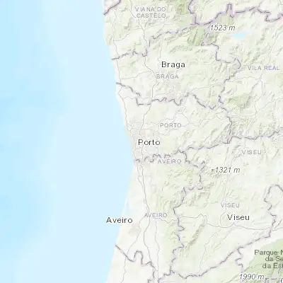 Map showing location of Oliveira do Douro (41.124660, -8.584630)
