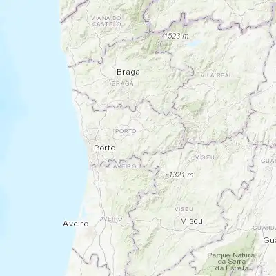 Map showing location of Perafita (41.182520, -8.254500)