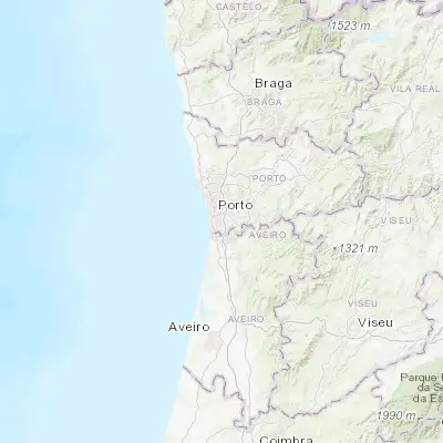 Map showing location of Perozinho (41.065130, -8.585310)