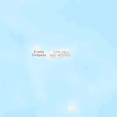 Map showing location of Ponta Garça (37.716670, -25.366670)