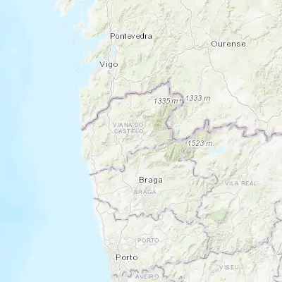 Map showing location of Ponte da Barca (41.804510, -8.415540)