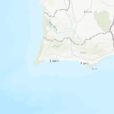 Map showing location of Portimão (37.138560, -8.537750)