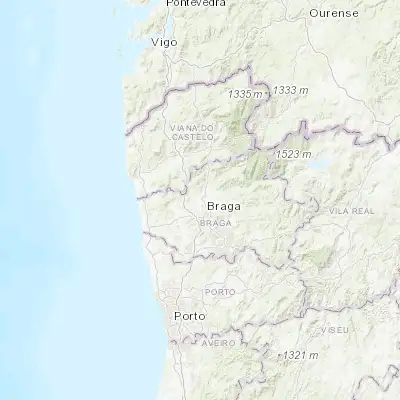 Map showing location of Prado (41.602460, -8.462970)