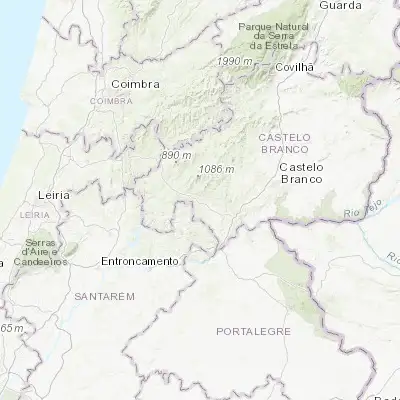 Map showing location of Proença-a-Nova (39.752200, -7.923900)