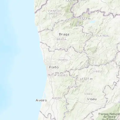 Map showing location of Rebordosa (41.224050, -8.406690)