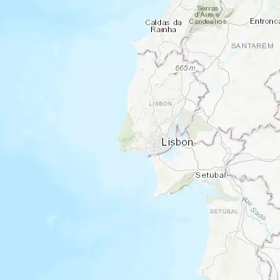 Map showing location of Rio de Mouro (38.766130, -9.328040)