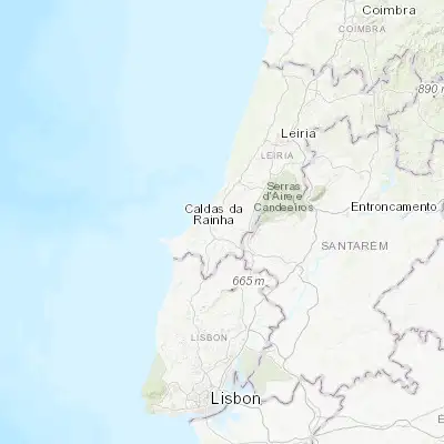Map showing location of Salir de Matos (39.431860, -9.094790)