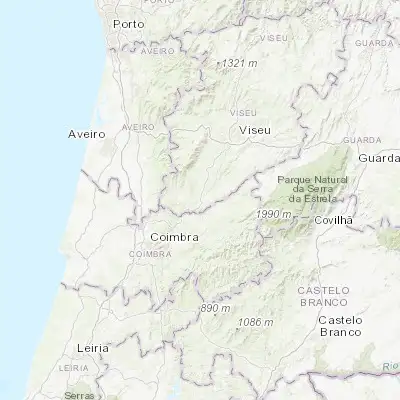 Map showing location of Santa Comba Dão (40.398560, -8.131600)