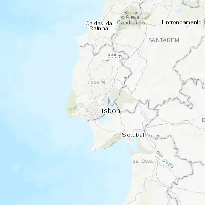 Map showing location of São João da Talha (38.823780, -9.097190)
