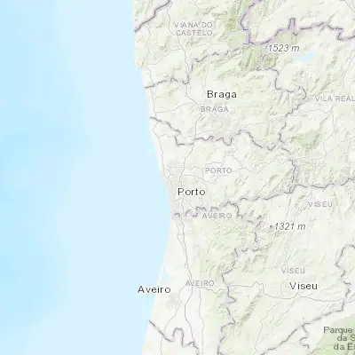 Map showing location of São Mamede de Infesta (41.191830, -8.611050)