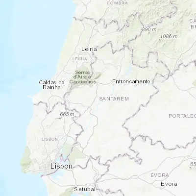 Map showing location of São Vicente do Paul (39.349460, -8.622210)