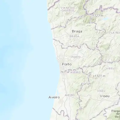 Map showing location of Senhora da Hora (41.186410, -8.651720)
