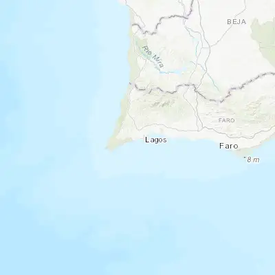 Map showing location of Senhora da Luz (37.087710, -8.726490)