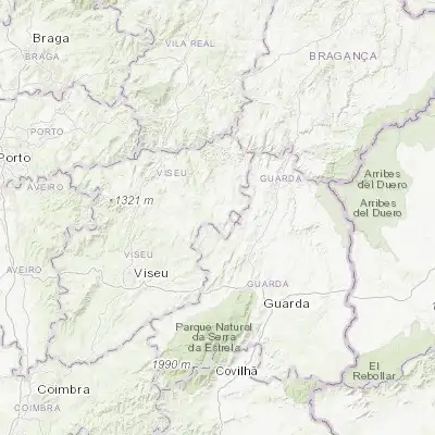 Map showing location of Sernancelhe (40.898710, -7.493420)